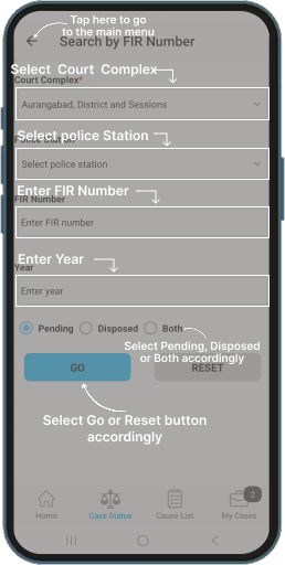 search by FIR Number