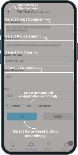 Pre-Trial Application