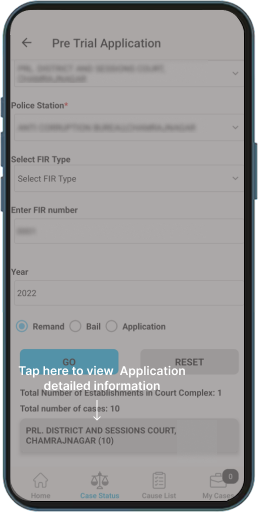 Pre-Trial Application